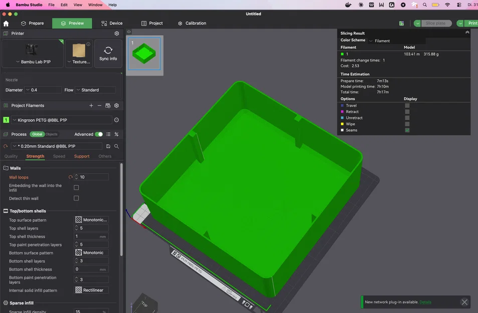 DrainMaster XL — Khay hứng nước dung tích lớn (220×220×76 mm) - Image 1