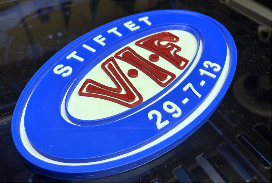 Mô hình in 3D logo Vålerenga IF (VIF) cực chất cho người hâm mộ - Image 2