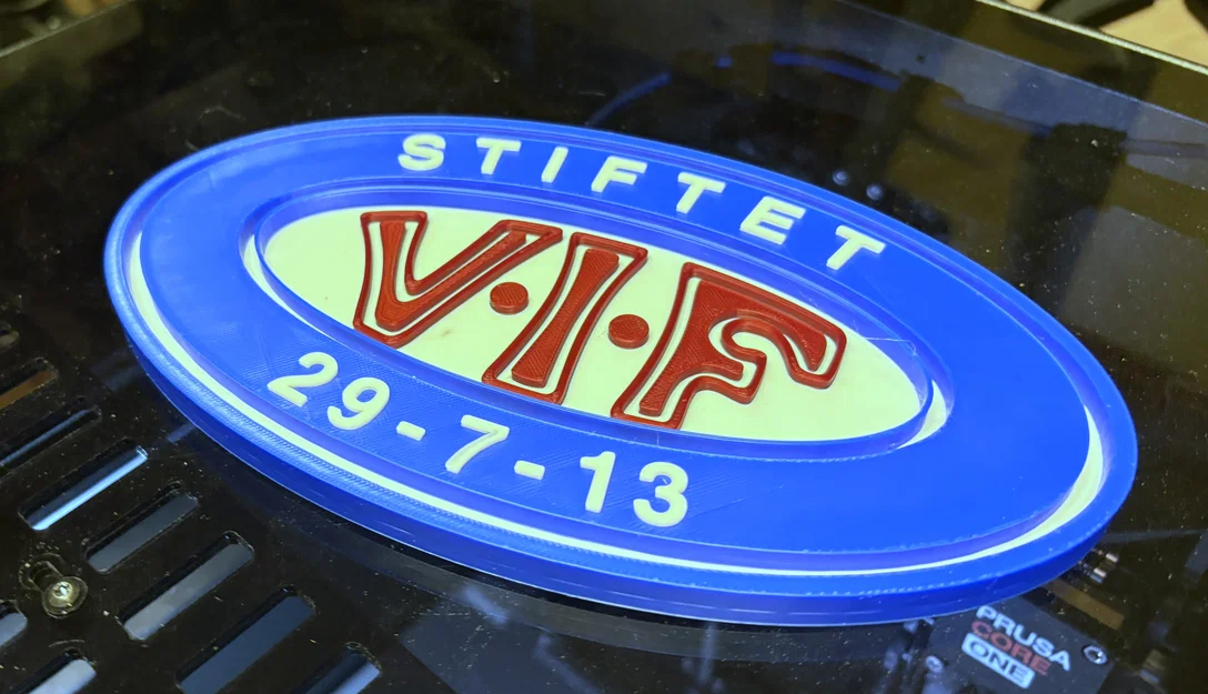 Mô hình in 3D logo Vålerenga IF (VIF) cực chất cho người hâm mộ - Image 3