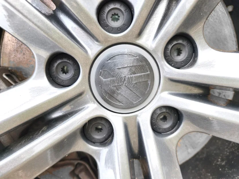 Nắp chụp mâm xe VW 56mm (Thiết kế 2 phần, kiểu dáng OEM chuẩn zin) - Image 2