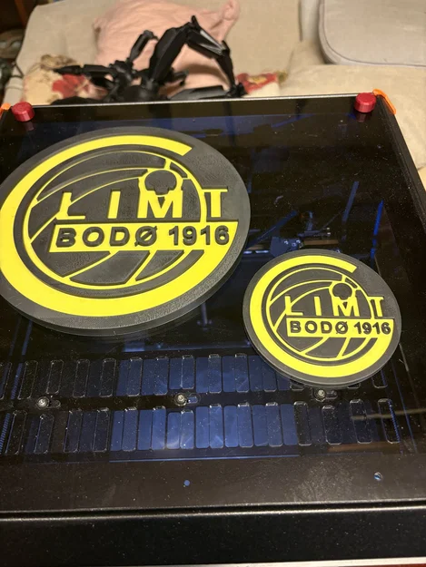 Mô hình logo đội bóng Bodø-Glimt in 3D ấn tượng - Image 1