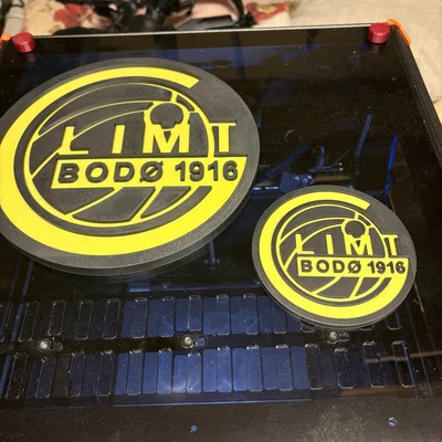 Mô hình logo đội bóng Bodø-Glimt in 3D ấn tượng