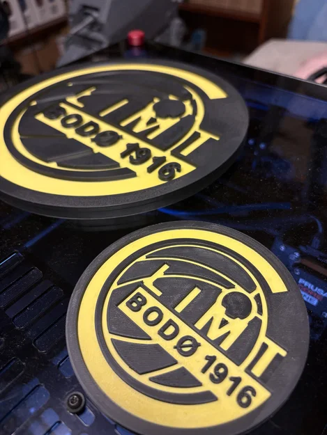 Mô hình logo đội bóng Bodø-Glimt in 3D ấn tượng - Image 2