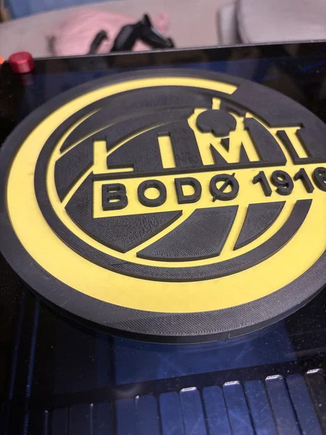 Mô hình logo đội bóng Bodø-Glimt in 3D ấn tượng - Image 3