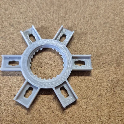 Bộ khớp nối tâm và thanh nối cho Fischertechnik (2-12 thanh)