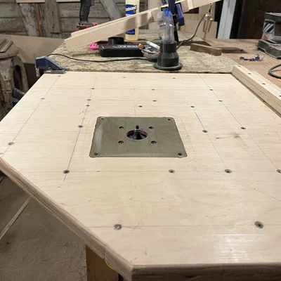 Tấm đế (Plate) và khuôn dẫn hướng cho máy phay Craftsman