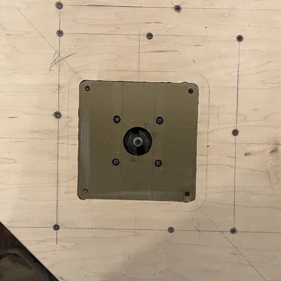 Tấm đế (Plate) và khuôn dẫn hướng cho máy phay Craftsman