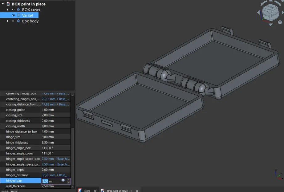 Hộp in liền khối - tùy chỉnh mọi kích thước, không cần support, dễ chỉnh sửa trên FreeCAD - Image 11