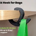 Móc Treo Túi Xách Gắn Bàn Làm Việc - Thumbnail 1