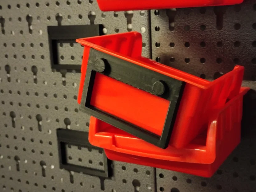 Giá đỡ hộp nhựa xếp chồng cho bảng Euro pegboard - Image 2