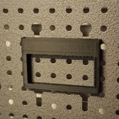 Giá đỡ hộp nhựa xếp chồng cho bảng Euro pegboard