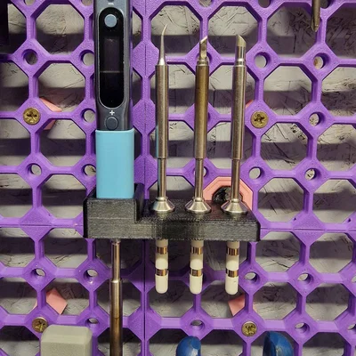 Giá treo mỏ hàn Pinecil Multiboard Holder - Gọn gàng, chuyên nghiệp