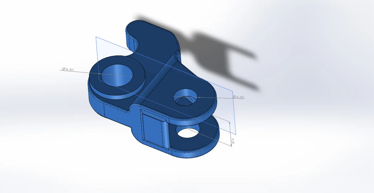 Giá đỡ khớp nối cần phanh xe Dirtbike (Cùm 22mm) - Image 2