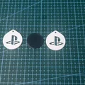 Móc khóa logo PlayStation PS5 thiết kế 3D đơn giản và đẹp mắt - Thumbnail 5