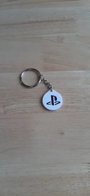 Móc khóa logo PlayStation PS5 thiết kế 3D đơn giản và đẹp mắt - Image 7