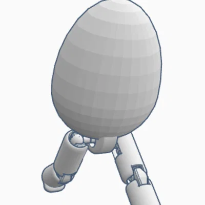 Egg Buddy: Mô hình quả trứng chân khớp nối phong cách Dummy 13