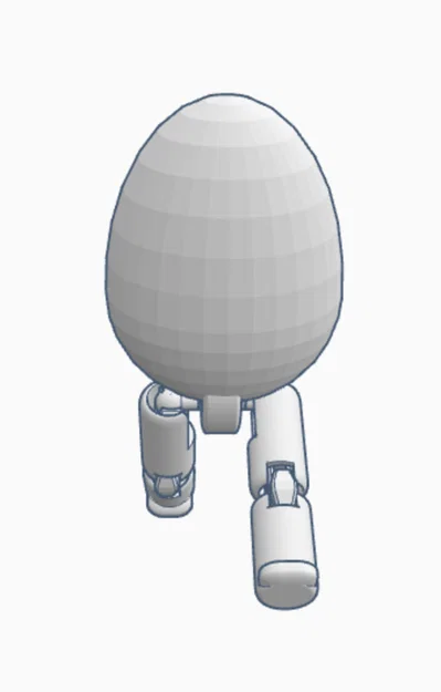 Egg Buddy: Mô hình quả trứng chân khớp nối phong cách Dummy 13 - Image 2