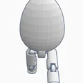 Egg Buddy: Mô hình quả trứng chân khớp nối phong cách Dummy 13 - Thumbnail 2