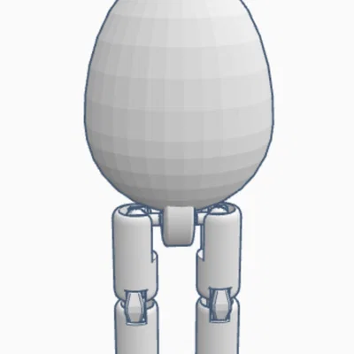 Egg Buddy: Mô hình quả trứng chân khớp nối phong cách Dummy 13