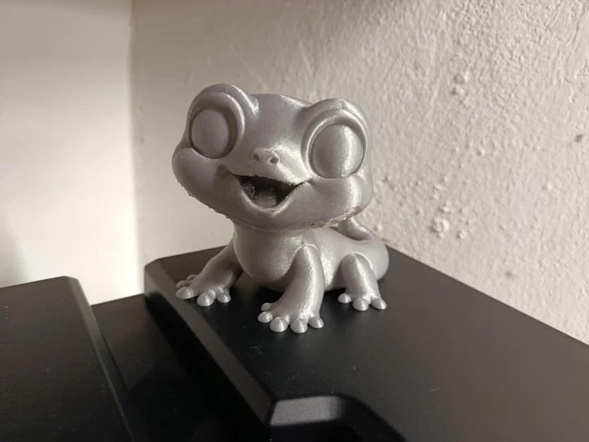 Mô hình 3D thằn lằn chibi dễ thương trang trí bàn làm việc - Image 2