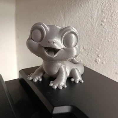 Mô hình 3D thằn lằn chibi dễ thương trang trí bàn làm việc