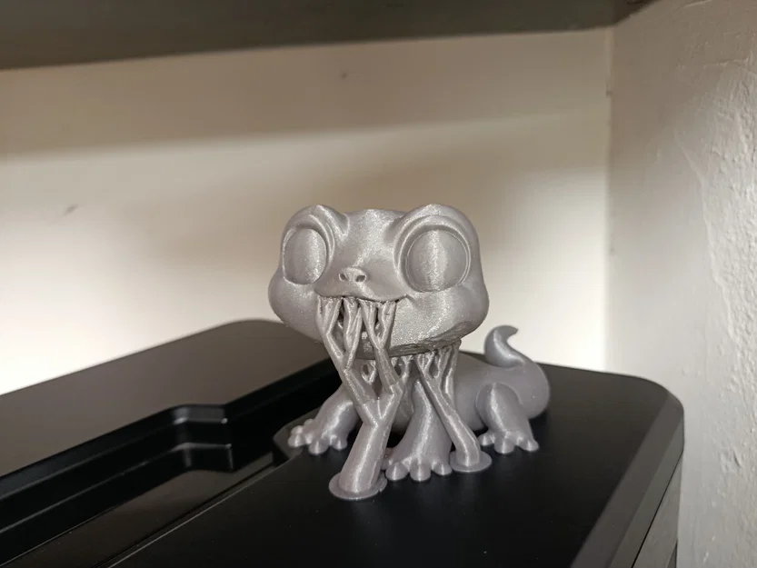 Mô hình 3D thằn lằn chibi dễ thương trang trí bàn làm việc - Image 3