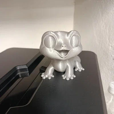 Mô hình 3D thằn lằn chibi dễ thương trang trí bàn làm việc