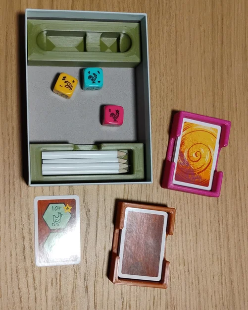 Bộ khay tổ chức 3D cho board game Rolling Ranch cực gọn gàng - Image 1