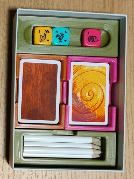 Bộ khay tổ chức 3D cho board game Rolling Ranch cực gọn gàng - Image 3