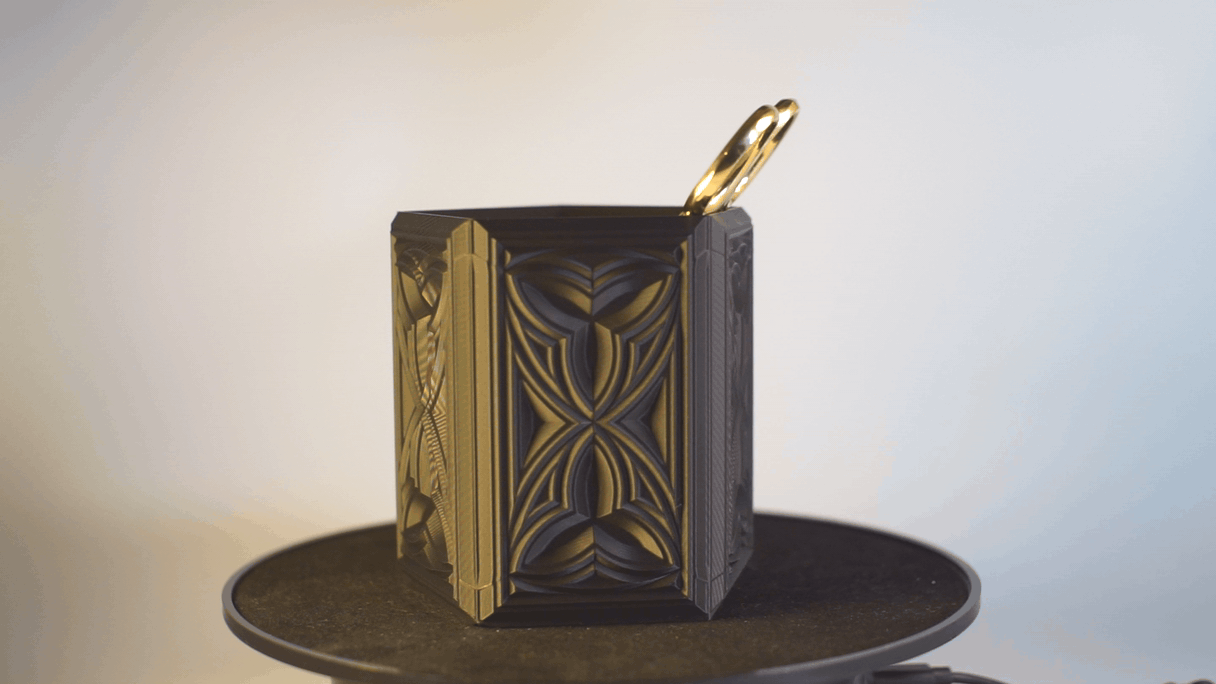 Geometric Organizer - Khay Đựng Đồ Trang Trí Hình Học Gothic - Image 1