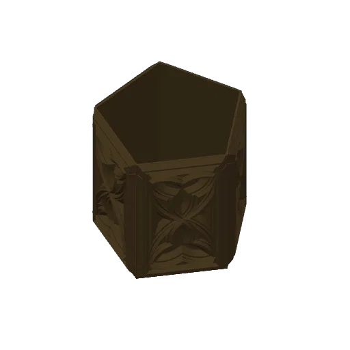 Geometric Organizer - Khay Đựng Đồ Trang Trí Hình Học Gothic - Image 2