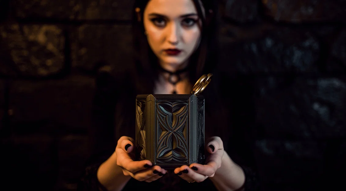 Geometric Organizer - Khay Đựng Đồ Trang Trí Hình Học Gothic - Image 3