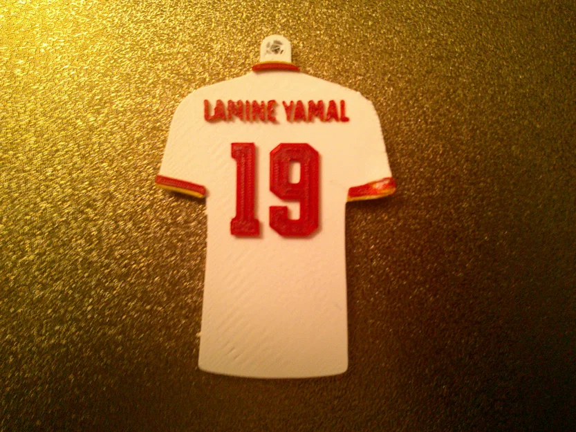 Móc khóa 3D hình áo đấu đội tuyển Tây Ban Nha 2026 - Image 4