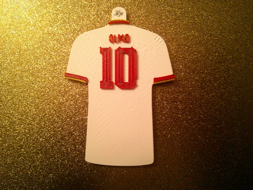 Móc khóa 3D hình áo đấu đội tuyển Tây Ban Nha 2026 - Image 5