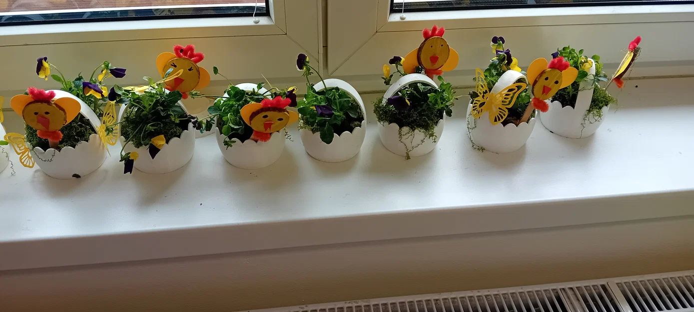 Giỏ đựng đồ tối giản với viền gợn sóng - Image 2