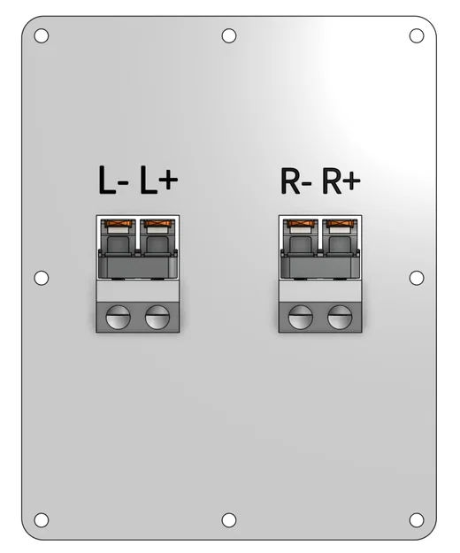 Panel Dayton Audio MKBoom cho Ampli rời - Tương thích Wago 221-2401 - Image 6