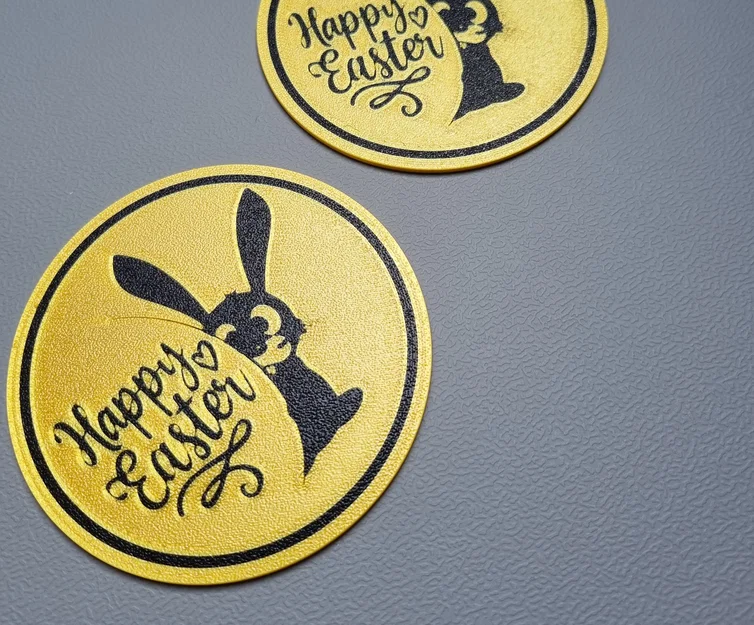 Đế lót ly thỏ Phục Sinh vui nhộn - Image 4