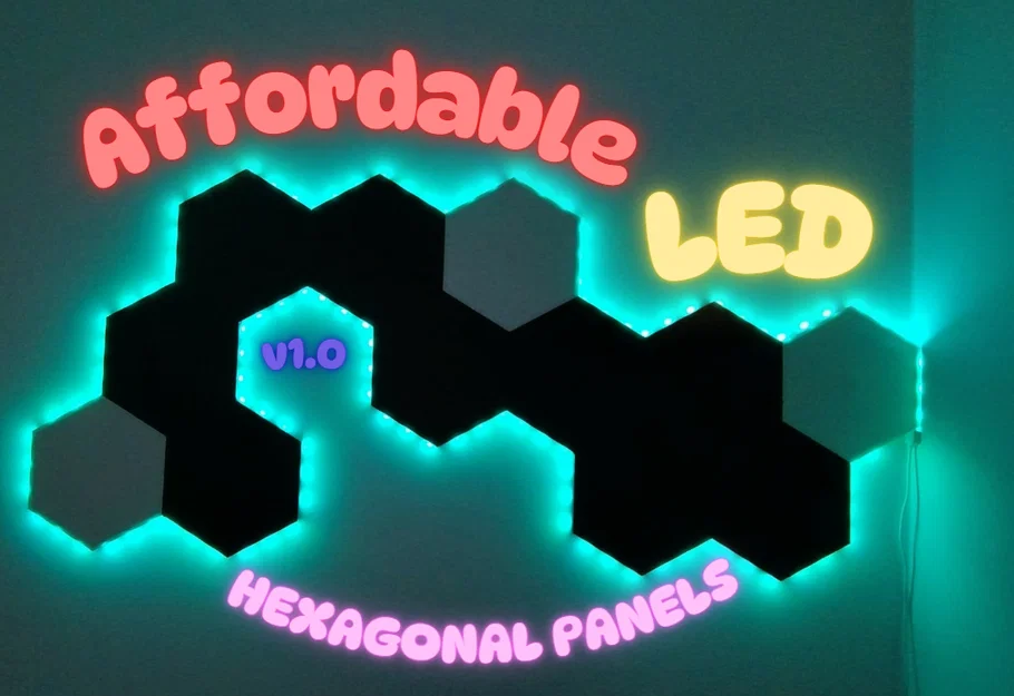 Tấm Ốp Tường Lục Giác v1.0 - Nhẹ, Rẻ và Đẹp - Image 1