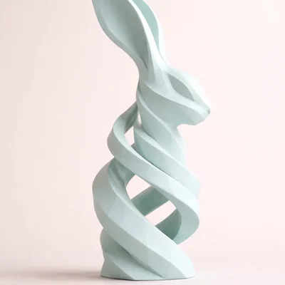 Tượng Thỏ Xoắn Ốc (Spiral Hare Bunny Sculpture)