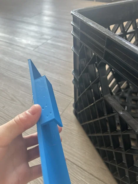 Bảng tên kẹp thùng nhựa tiện lợi (Milk Crate Label) cho xưởng và gara - Image 2