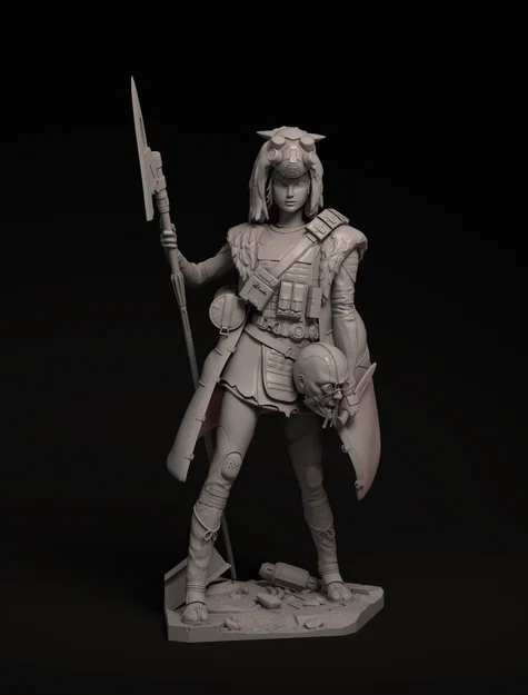 Sci-Fi Mononoke (Mô hình Miniature 75mm - In Resin) - Image 4