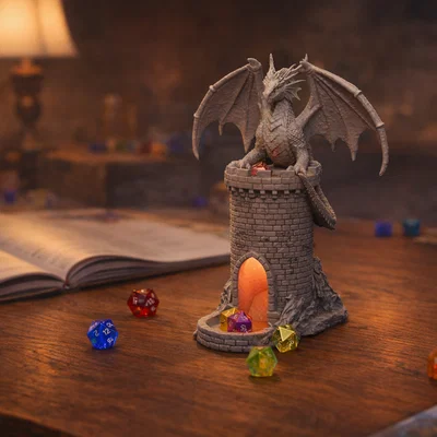 Tháp Xúc Xắc Hình Rồng - Nhận Hơn 300 Mô Hình Trên Patreon