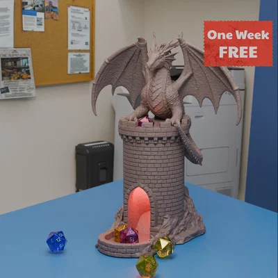 Tháp Xúc Xắc Hình Rồng - Nhận Hơn 300 Mô Hình Trên Patreon