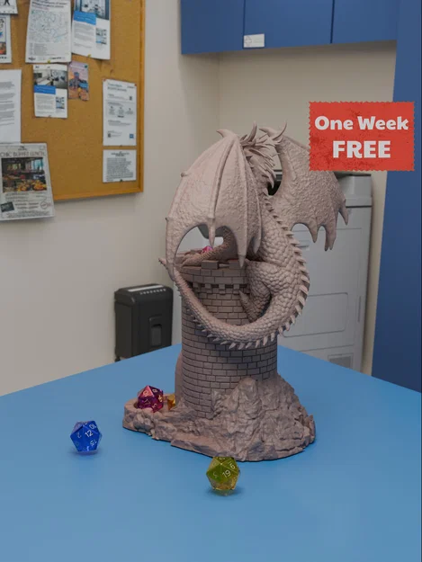 Tháp Xúc Xắc Hình Rồng - Nhận Hơn 300 Mô Hình Trên Patreon - Image 5