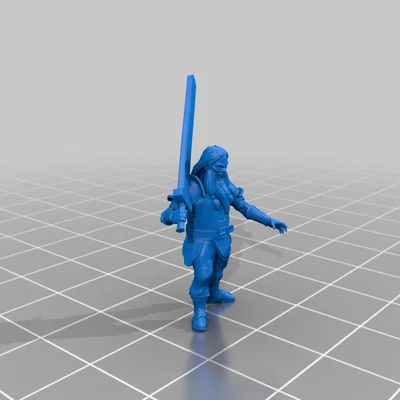 Mô hình thu nhỏ Endlo Kiever cho D&D và Pathfinder