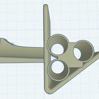 Đế dựng tay cầm Logitech F710 có tích hợp khe để pin AA tiện lợi