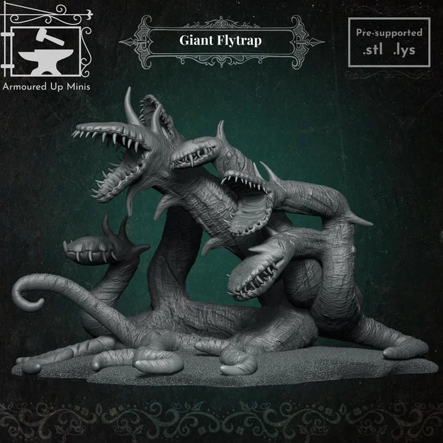 Mô hình Giant Flytrap (Cây bắt mồi khổng lồ) - Dành cho Pathfinder/D&D - Image 1