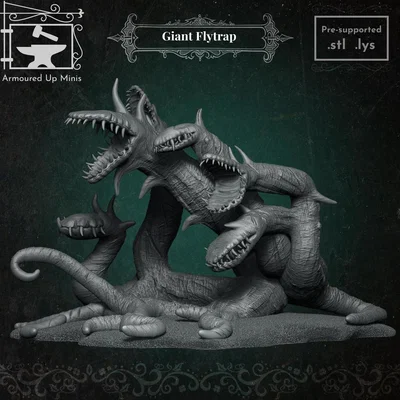 Mô hình Giant Flytrap (Cây bắt mồi khổng lồ) - Dành cho Pathfinder/D&D