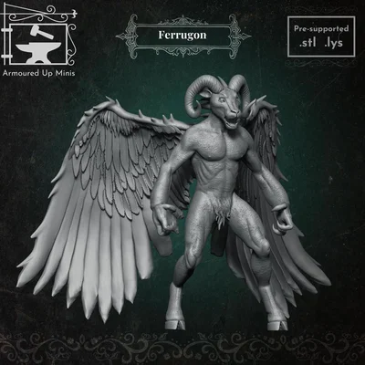 Mô hình thu nhỏ Ferrugon cho Pathfinder và D&D