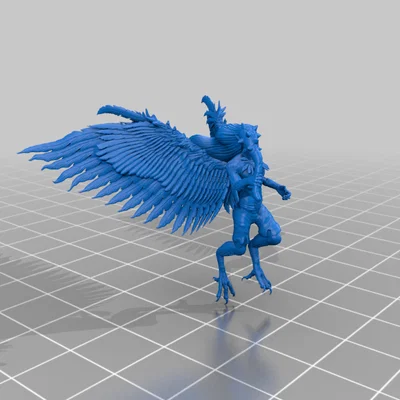 Mô hình Harpy (32mm) cho game Pathfinder và D&D